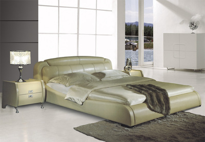 【廠家自產(chǎn)自銷,進(jìn)口頭層黃牛真皮軟體床特價(jià)銷售950元】價(jià)格,廠家,圖片,床類,佛山市順德區(qū)龍江鎮(zhèn)米艾家具廠-